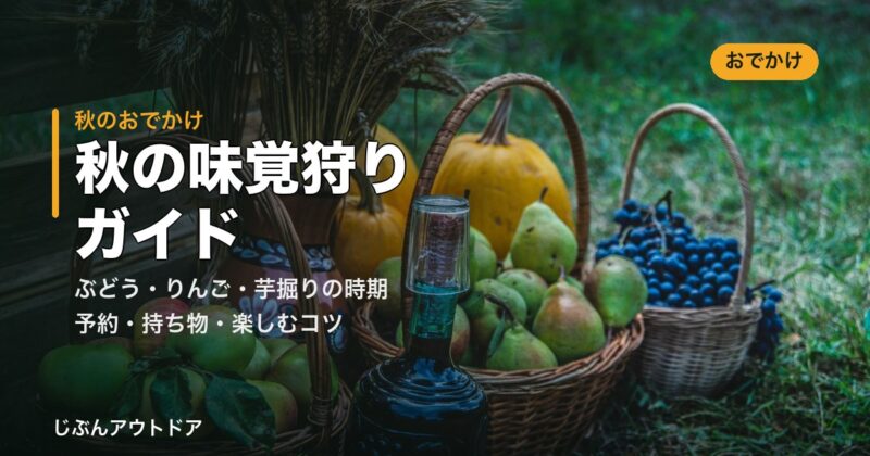 秋の味覚狩りガイド